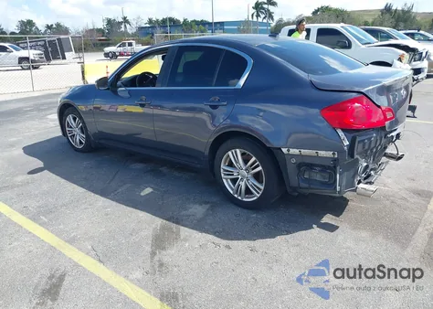 2013 Infiniti G37X z USA, uszkodzony, nr VIN JN1CV6AR2DM352903